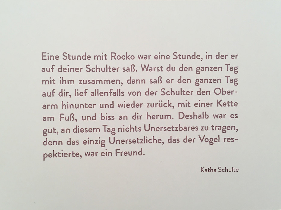 – Katha Schulte